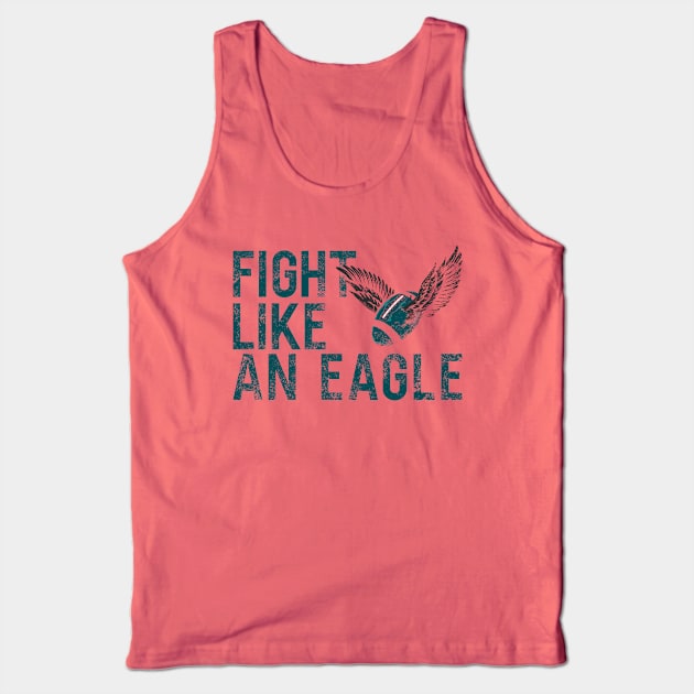 Fight like an Eagle Design Tank Top by Digital Borsch